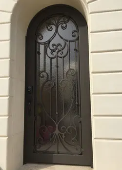 French style wrought iron door in Irvine, CA