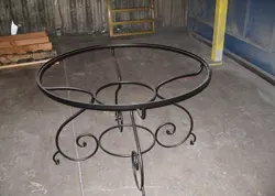 Round Table Iron Frame