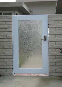 Iron Framed Glass Door