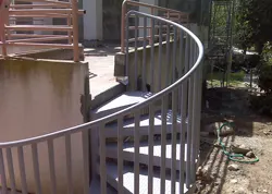Outdoor Iron Staircase Rails