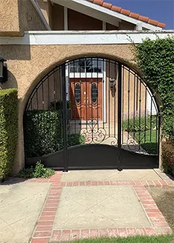 Custom Courtyard Gate Upland CA