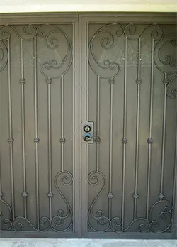 Decorative Double Secuirty Screen Door