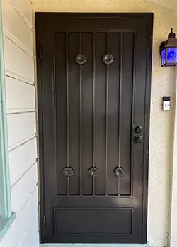 Decorative Secuirty Screen Doors with flower details Pomona CA