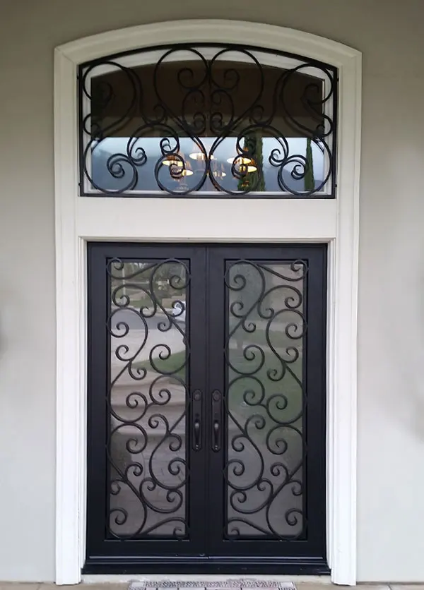 Ornamental Iron Entry Doors