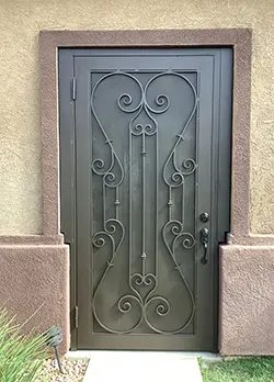 Iron Security Door in Banning CA
