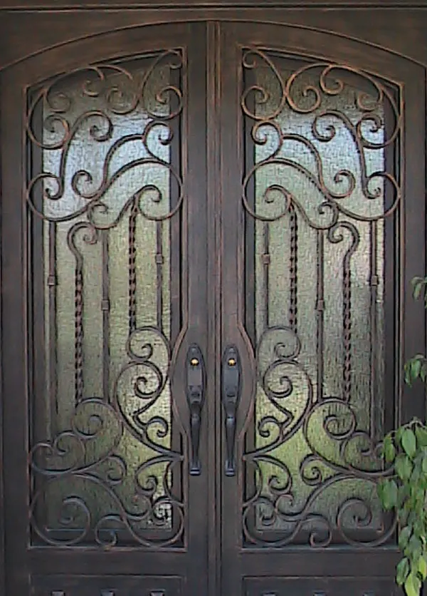 Beautiful Iron & Wood Doors