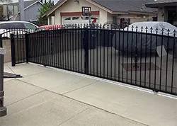 Black Iron Sliding Gate Ontatio CA