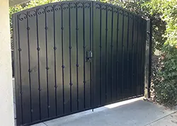 Double Gate with Sheet Metal & Scrolls Whittier CA