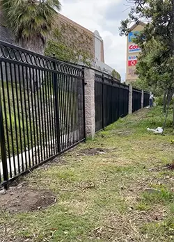 Iron Fencing with Rings Westminister CA
