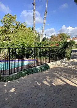 Iron Galvanized Fencing for Pool Laguna Niguel CA