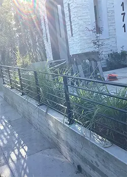 Iron Horizontal Railing Long Beach CA