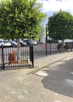 Wrought Iron Fence to Enclose