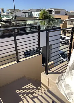 Horizontal Railing Newport Beach CA
