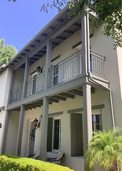 Iron Guardrail with Double Rail in Newport Beach CA