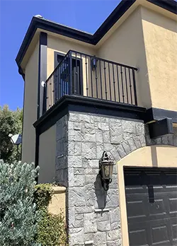 Iron Railing with Knuckles for Balcony San Juan Capistrano CA