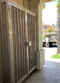 Custom Cage for Side of House Laguna Nieguel CA