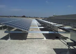 Solar Panel Racking System the Grove in West Los Angeles