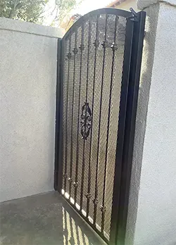 Bronze Iron Side Gate Huntington Beach CA