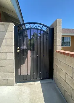 Decorative Iron Gate Orange CA