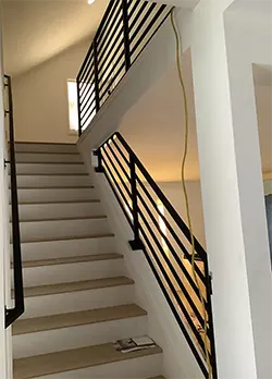 Black Horizontal Railings Huntington Beach CA
