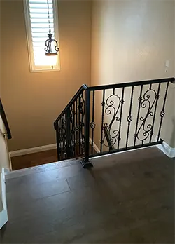 Decorative Iron Staircase Railing Mission Viejo CA