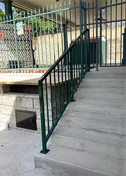 Hand Rail for Outside Steps Dana Point CA